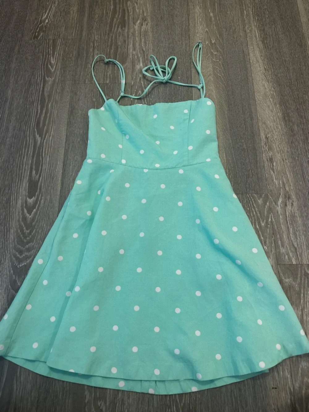 Zara Polkadot Mini Dress - Picture 2 of 3